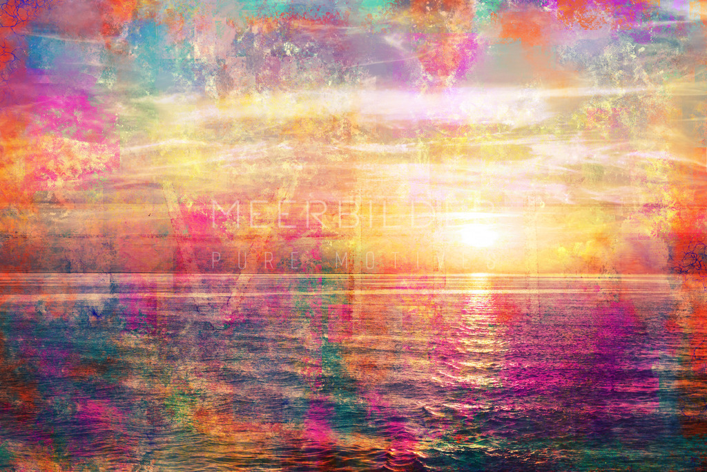 NO42. SHINE! // Abstrakte Bilder | Gestalten Sie Ihr Zuhause mit einzigartigen Bildern von Ostsee u. Nordsee – als Leinwandbild, Acryl, Alu-Dibond oder FineArt Hahnemühle, individuell anpassbar.