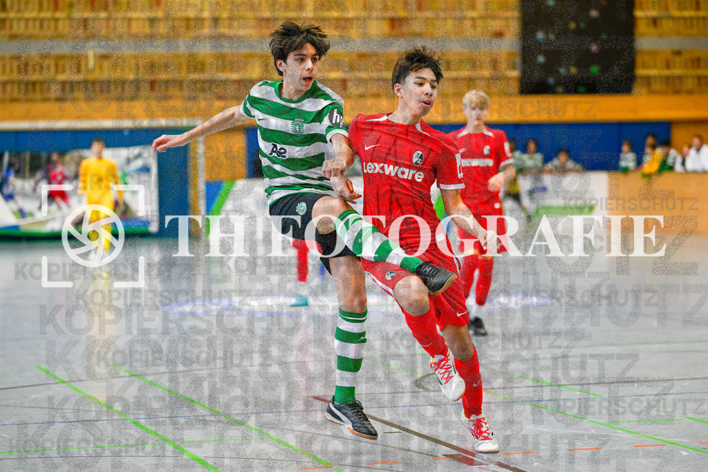 GER, Sporting - SC Freiburg, Fussball, U14 Hallenturnier, PS-Immo-Cup 2026, 18.01.2026 | Sporting - SC Freiburg