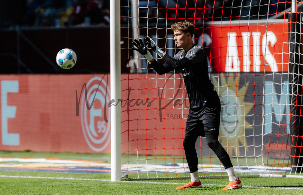 2. Bundesliga, Saison 2024/25, 28. Spieltag: Fortuna Düsseldorf - SC Preußen Münster | Düsseldorf, 05.04.2025: 2. Bundesliga, 28. Spieltag, Fortuna Düsseldorf gegen SC Preußen Münster in der Merkur Spiel-Arena in Düsseldorf. Foto: sportfotografie.ms | Markus Paletta - Realisiert mit Pictrs.com