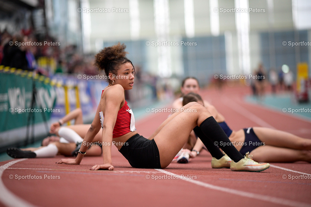 _KP12808_1 | 09.02.2025, xkaix, Leichtathletik 20. Deutsche Meisterschaften, Mehrkampf Halle v.l. Anna-Elisabeth Ehlers (TSV Bayer 04 Leverkusen) - Realisiert mit Pictrs.com