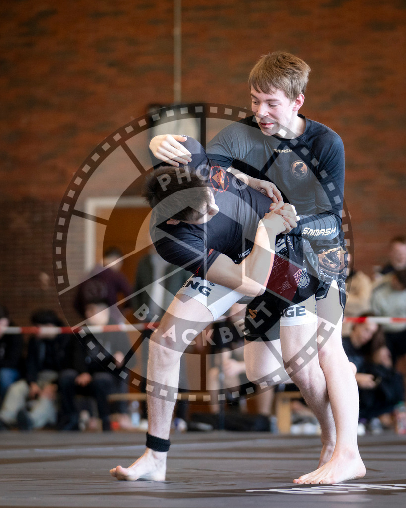 20240309PBB5531 | Fighters compete during the International Luta Livre (ILLCS) Spring Championship in Hannover, Germany, on March 9, 2024.