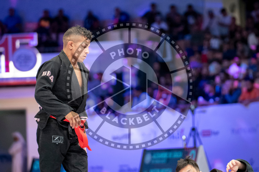 20231107PBB6185 | Fighters compete during the AJP World Master Championship in the Mubadala Arena in Abu Dhabi, Arab United Emirates, on November 7, 2023.