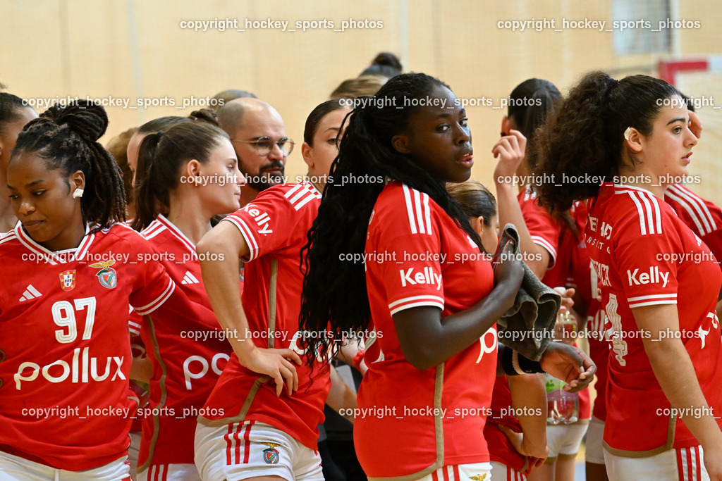 SC Ferlach vs. Sport Lisboa Benfica 30.9.2023 | Sport Lisboa Benfica  Mannschaft, SC Ferlach vs. Sport Lisboa Benfica 30.9.2023, SC Ferlach vs. Sport Lisboa Benfica am 30.09.2023 in Ferlach (Ballspielhalle Ferlach), Austria, (Photo by Bernd Stefan)