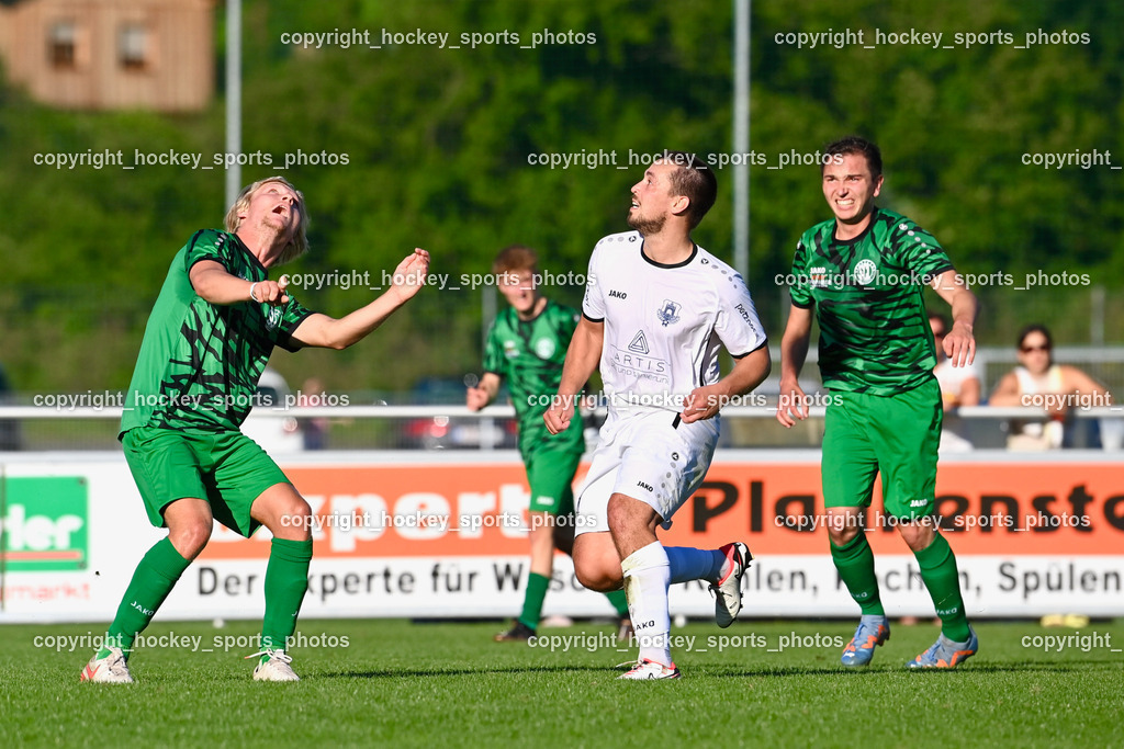 SC Landskron vs. ATUS Velden 11.8.2023 | #21 Philipp Alexander Gabriel Clementschitsch, #8 Philipp Gatti, #24 Gerfried Einspieler