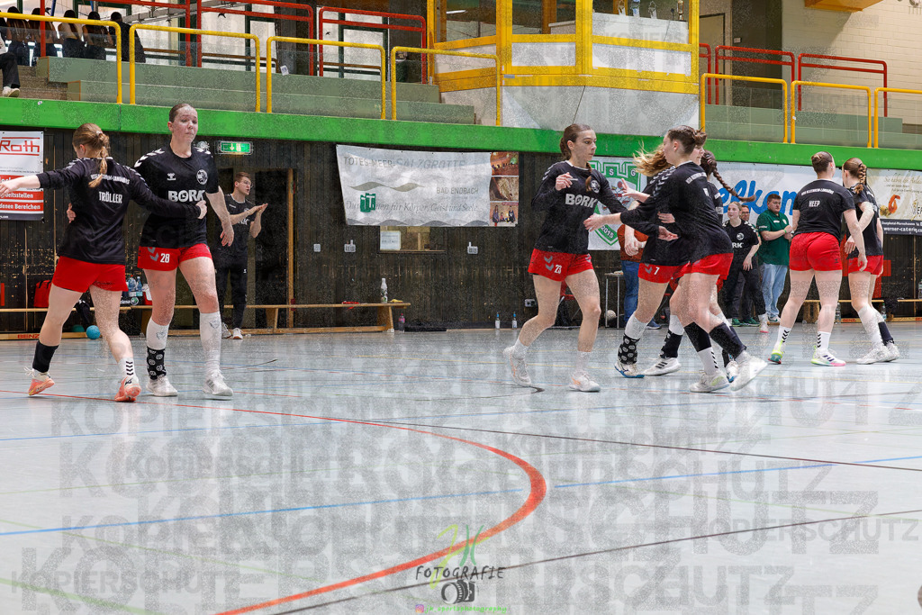 Hessenmeisterschaft wJC - Finale; HSG Kleenheim - HSG Weiterstadt/ Braunsh.Worf. | Hessenmeisterschaft wJC - Finale; HSG Kleenheim - HSG Weiterstadt/ Braunsh.Worf. am 22.03.2025 in Biedenkopf (Sporthalle Lahntalschule)Photo © 2025 - Jörg Heinrich - Realisiert mit Pictrs.com