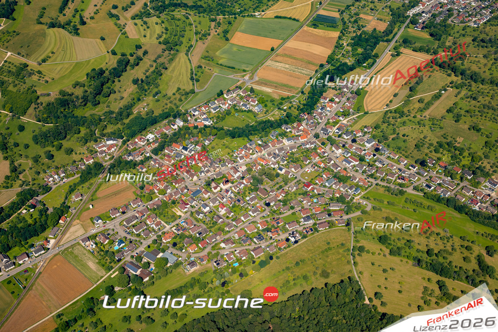 Das Luftbild zeigt : Brucken Lenningen - Die Luftaufnahme wurde 2024 vom UL-Flugzeug aus erstellt ( keine Drohne ) - Hochauflösende Luftaufnahme - Für grossformatige Ausdrucke geeignet. Die Geschenkidee !Mit Lizenz und Bildrechte bestellbar