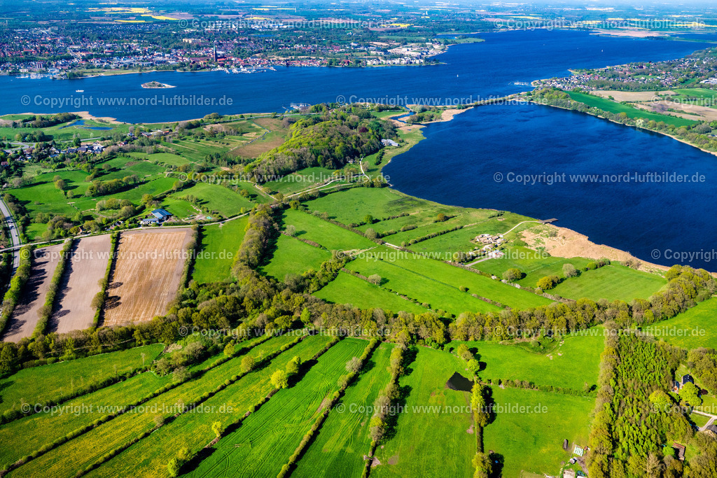 Schleswig_Wikingerdorf_Haithabu_Wallanlagen_ELS_6813010524 | BUSDORF 01.05.2024 Naturkundemuseum- und Ausstellungs- Gebäude- Ensemble mit den Wall und Wehranlagen an der Schlei " Wikingerdorf Haithabu " an der Straße Am Haddebyer Noor in Busdorf im Bundesland Schleswig-Holstein, Deutschland. // Natural history museum and exhibition building ensemble with the ramparts and defense systems on the Schlei "Viking Village Haithabu" on the street Am Haddebyer Noor in Busdorf in the state Schleswig-Holstein, Germany. Foto: Martin Elsen