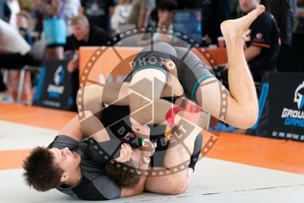20240915PBB2875 | Athletes compete during the Grappling Industries’ grappling and Brazilian jiu-jitsu competition in Berlin, on September 15, 2024.
