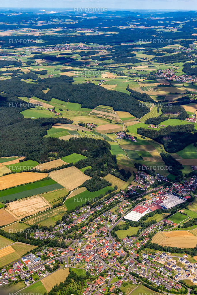 Förstina-Sprudel von Südwesten | Luftbild: Förstina-Sprudel von Südwesten im Ortsteil Lütter in Eichenzell im Bundesland Hessen in Deutschland. Foto: IMG_141990.jpg vom 07.07.2024 durch ©2025 Werner Riehm fly-foto.de/copyright - Realisiert mit Pictrs.com