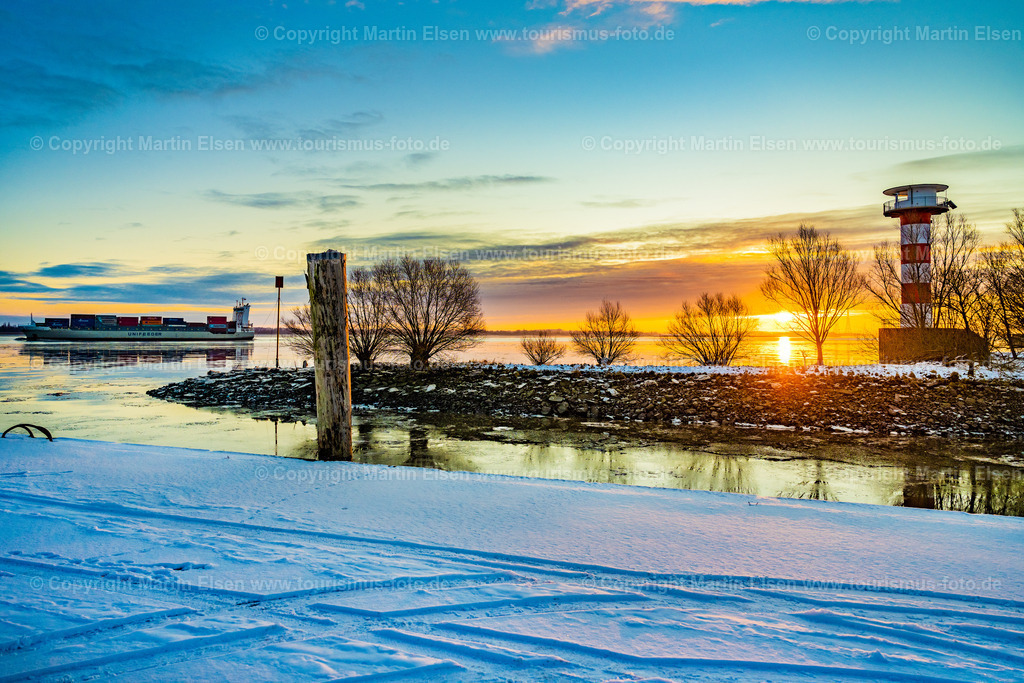 Stade Stadersand Sonnenaufgand Eisgang_ELS_0722110221 | Stade Tourismus Foto - Realisiert mit Pictrs.com
