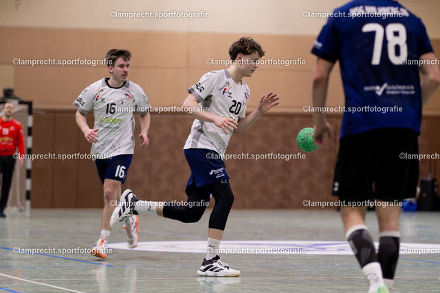 Handball I Herren I Saison 2025-2026 I SHSE Manfred-Frank-Pokal I Viertelfinale I HSG Kalkberg 06 II - HSG Kalkberg 06 128 | Thilo Mattes Steffek (20, HSG Kalkberg 06 II) - Realisiert mit Pictrs.com