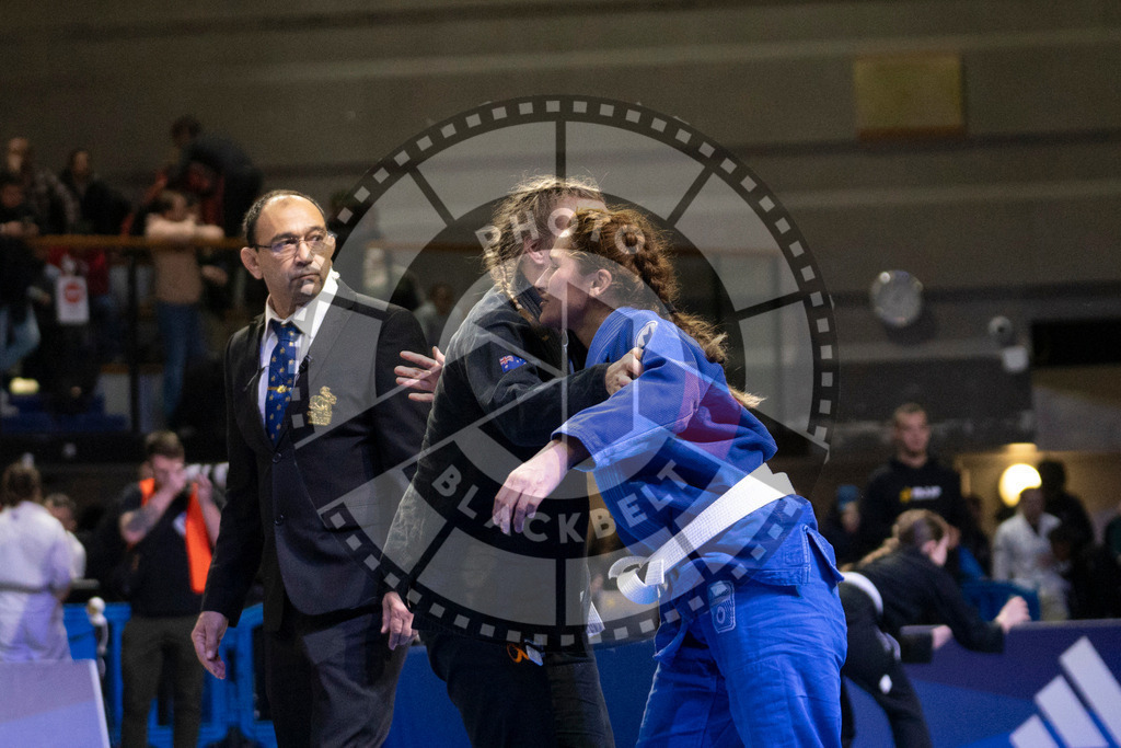 20240119PBB1362 | Fighters compete during the IBJJF European Championship in Paris, France, on January 19, 2024.