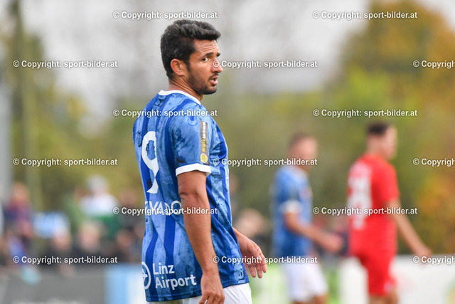 AUT, 2.Liga, FC Blau Weiss Linz vs FC Liefering | 29.10.2022, Hofmann Arena Linz, AUT, 2.Liga, FC Blau Weiss Linz vs FC Liefering, im Bild Ronivaldo Bernardo Sales (Blau Weiss Linz)


// Admiral 2. Liga Match between FC Blau Weiss Linz and FC Liefering in Linz, Austria on 2022/10/29
