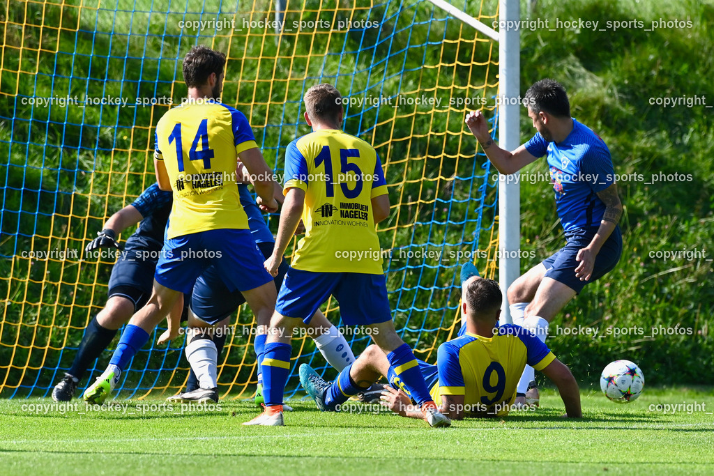 SV Afritz vs. ASKÖ Bodensdorf 20.8.2023 | #14 Fabian Orter, #9 Fabian Hannes Raab, #15 Niklas Stinnig, #14 Dejan Kecanovic