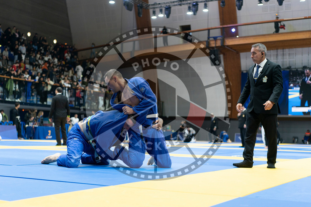 20240119PBB2568 | Fighters compete during the IBJJF European Championship in Paris, France, on January 19, 2024.