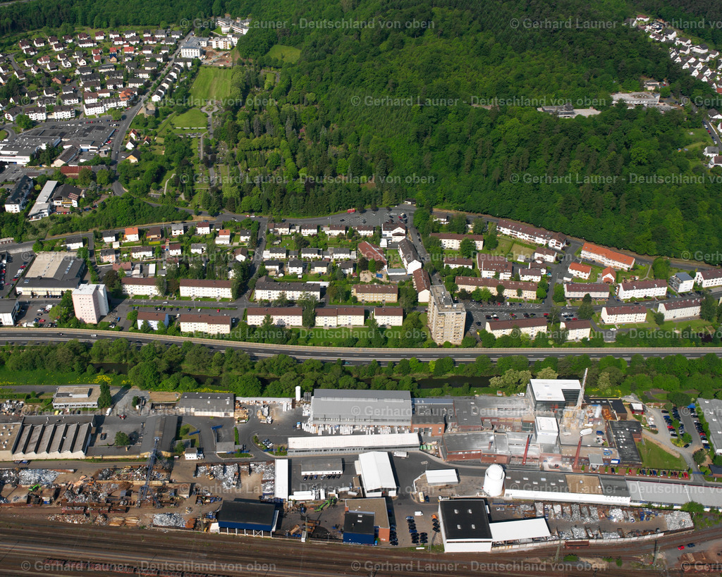 2611153 | DILLENBURG 06.09.2006 Industrie- und Gewerbegebiet  in Dillenburg im Bundesland Hessen, Deutschland // Industrial and commercial area  in Dillenburg in the state Hesse, Germany Foto: Gerhard Launer