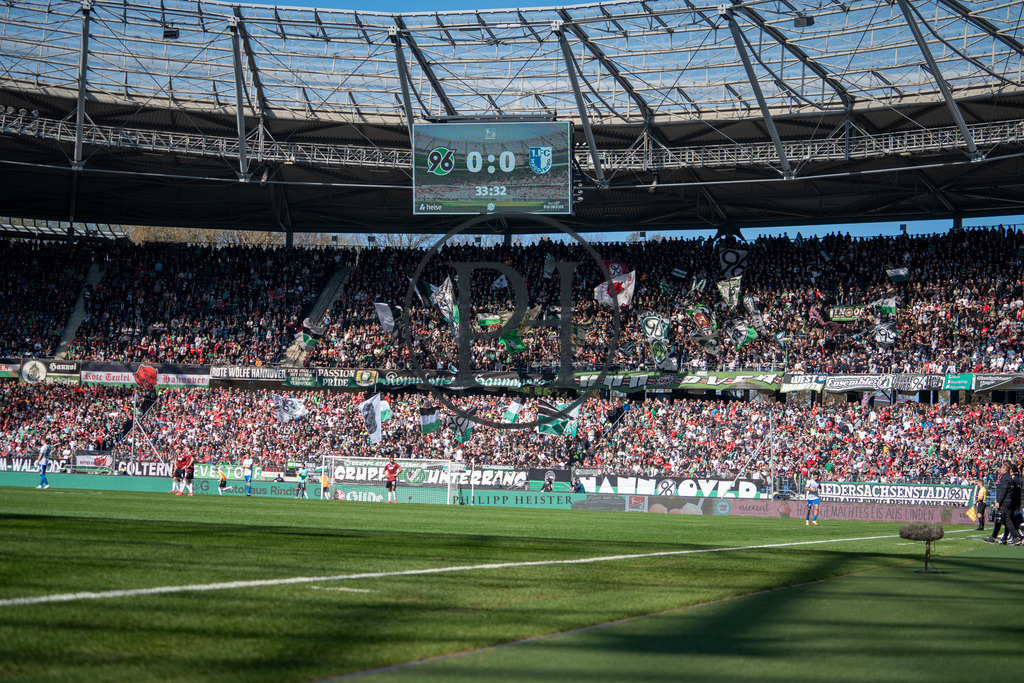 Hannover 96 vs 1. FC Magdeburg – 2. Bundesliga – 29.03.2025 | Szene aus dem 2. Bundesliga-Spiel des 27. Spieltags zwischen Hannover 96 und dem 1. FC Magdeburg am 29. März 2025 in der Heinz von Heiden Arena in Hannover. Endstand: 0:0. Fotografiert von Philipp Heist. - Realisiert mit Pictrs.com