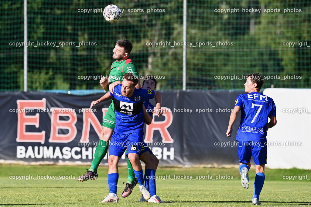 FC Gmünd vs. Union Matrei 19.8.2023 | #2 Marko Pranjic, #11 Oliver Josef Steiner, #7 Julian Egger