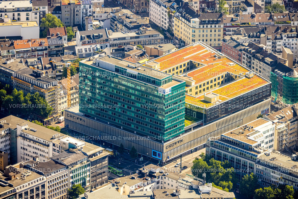 Duesseldorf220701037 | Luftbild, Crown Düsseldorf, Berliner Allee Ecke Graf-Adolf-Straße, Stadtmitte, Düsseldorf, Rheinland, Nordrhein-Westfalen, Deutschland