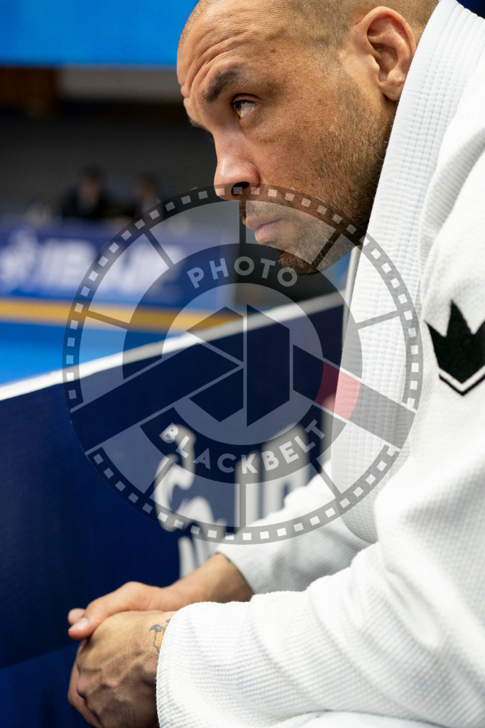 20240124PBB04710 | Fighters compete during the second day of the IBJJF European Championship in Paris, France, on January 24, 2024.