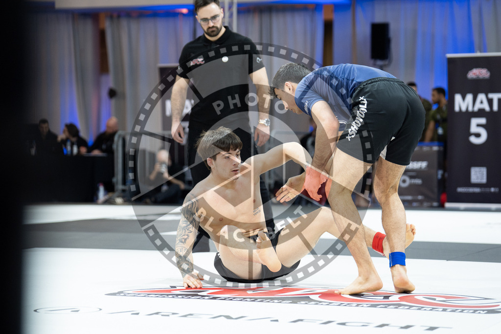 20260214PBB0670 | Fighters compete during the ADCC European Trials  competition day 1 in Belgrade, Serbia, on February 14, 2026.