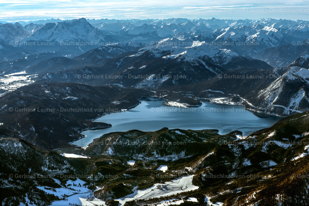 3900321 | Blicküber den Walchensee in Richtung Süden