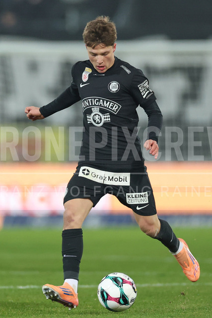 UEFA Europa League 2025/26: SK Sturm Graz vs SK Brann | Graz, Austria, 29.JAN.26 - SOCCER - UEFA Europa League, SK Sturm Graz vs SK Brann Bergen. The image shows Filip Jan Rozga (STU).