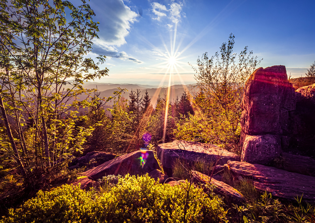 MPI_Sunset_0041 | Sonnenuntergang auf dem Panoramaweg oberhalb dem Lierbach - Realisiert mit Pictrs.com