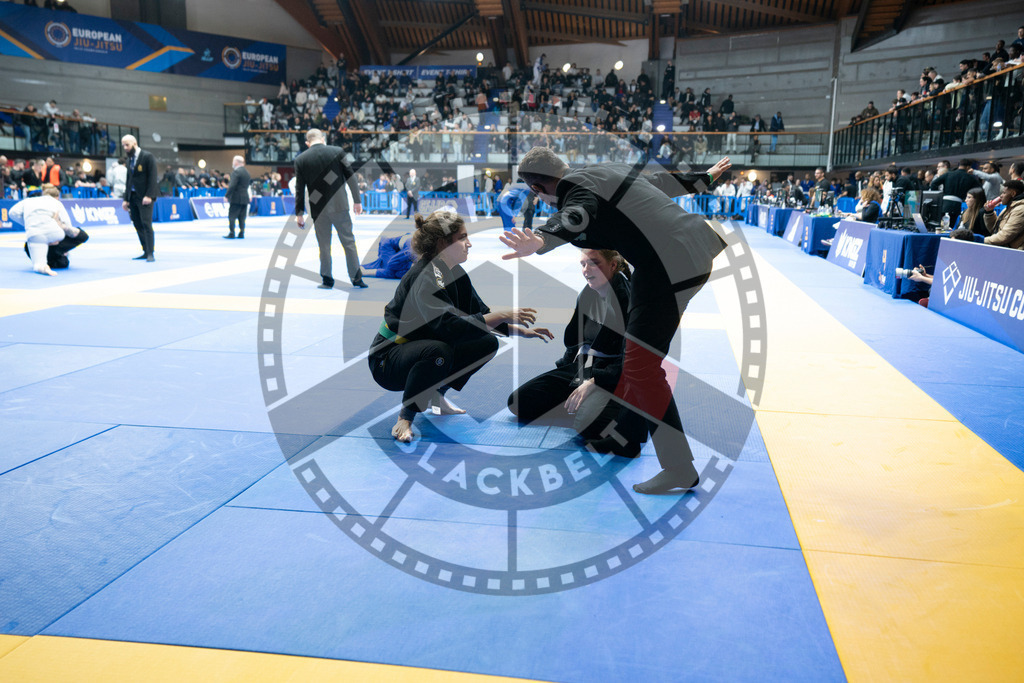 20240119PBB2098 | Fighters compete during the IBJJF European Championship in Paris, France, on January 19, 2024.