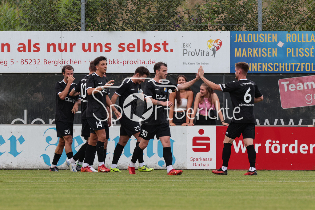 FC Pipinsried - FC Deisenhofen | Jubel nach 1-1 durch Michael BACHHUBER (FCP #10)