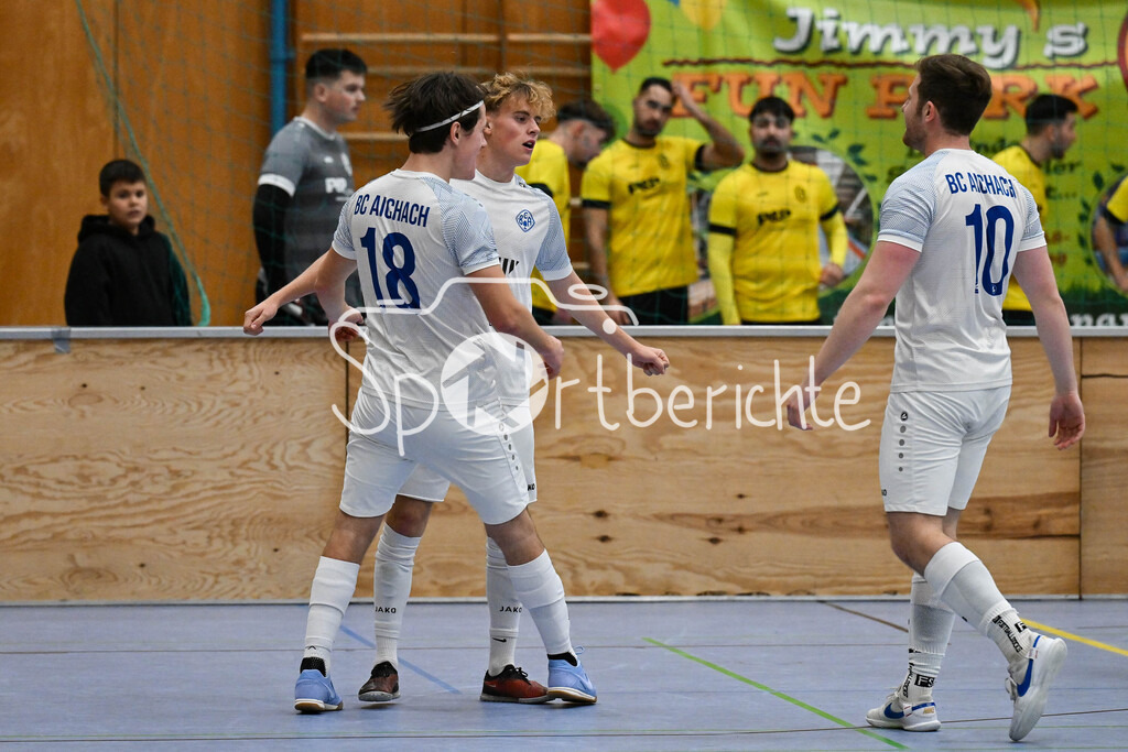 Weihnachtscup BC Aichach | Halbfinale Aichach - Rinnenthal / Tor Aichach
