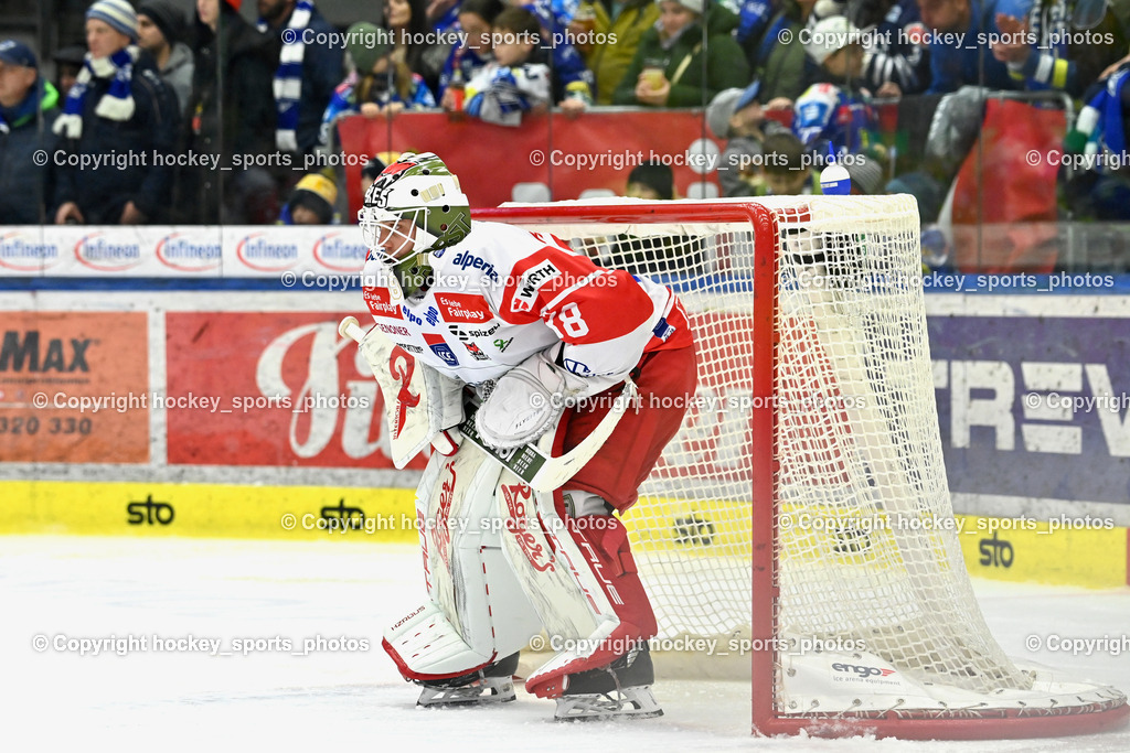 EC IDM WÄRMEPUMPEN VSV vs. HCB Südtirol Alperia | #38 Samuel Harvey HCB Südtirol Alperia, EC IDM WÄRMEPUMPEN VSV vs. HCB Südtirol Alperia, EC IDM WÄRMEPUMPEN VSV vs. HCB Südtirol Alperia am 28.12.2025 in Villach (Stadthalle Villach), Austria, (Photo by Bernd Stefan)