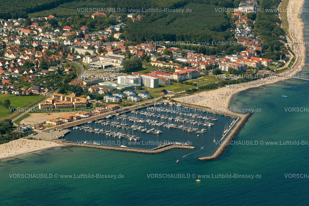 Kuehlungsborn12084435 | Bootshafen, Segelbootshafen, Mole, Ostseebad, Kurort,  Bad Doberan, Ostsee, Mecklenburg-Vorpommern, Deutschland, Europa