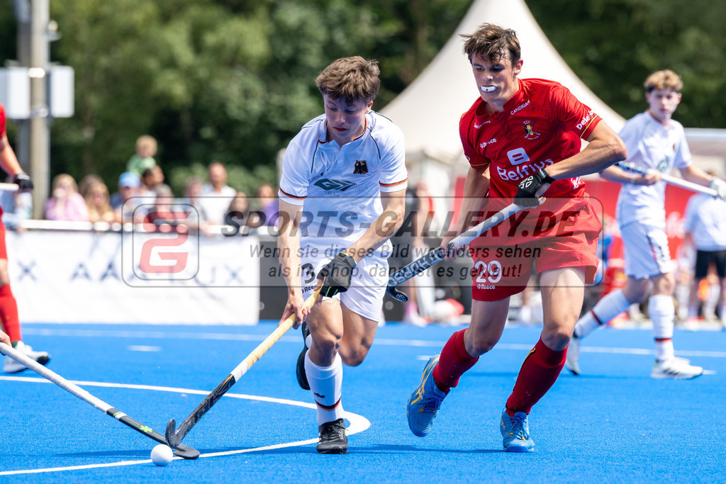 SFE_20230716_0337 | EuroHockey EM U18 Boys Final Belgium vs Germany am 16.07.2023 in Krefeld (Gerd-Wellen-Hockeyanlage), Photo: Stephan Fehrmann 2023 (Sports-Gallery)