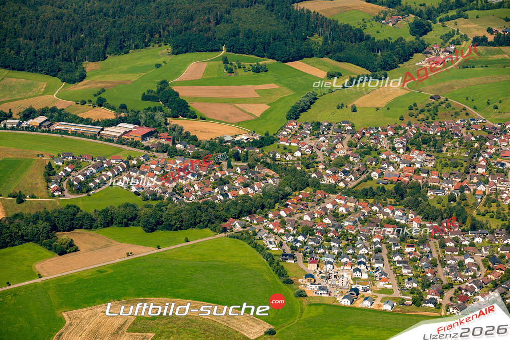 Das Luftbild zeigt :  Ottenbach - Die Luftaufnahme wurde 2024 vom UL-Flugzeug aus erstellt ( keine Drohne ) - Hochauflösende Luftaufnahme - Für grossformatige Ausdrucke geeignet. Die Geschenkidee !Mit Lizenz und Bildrechte bestellbar