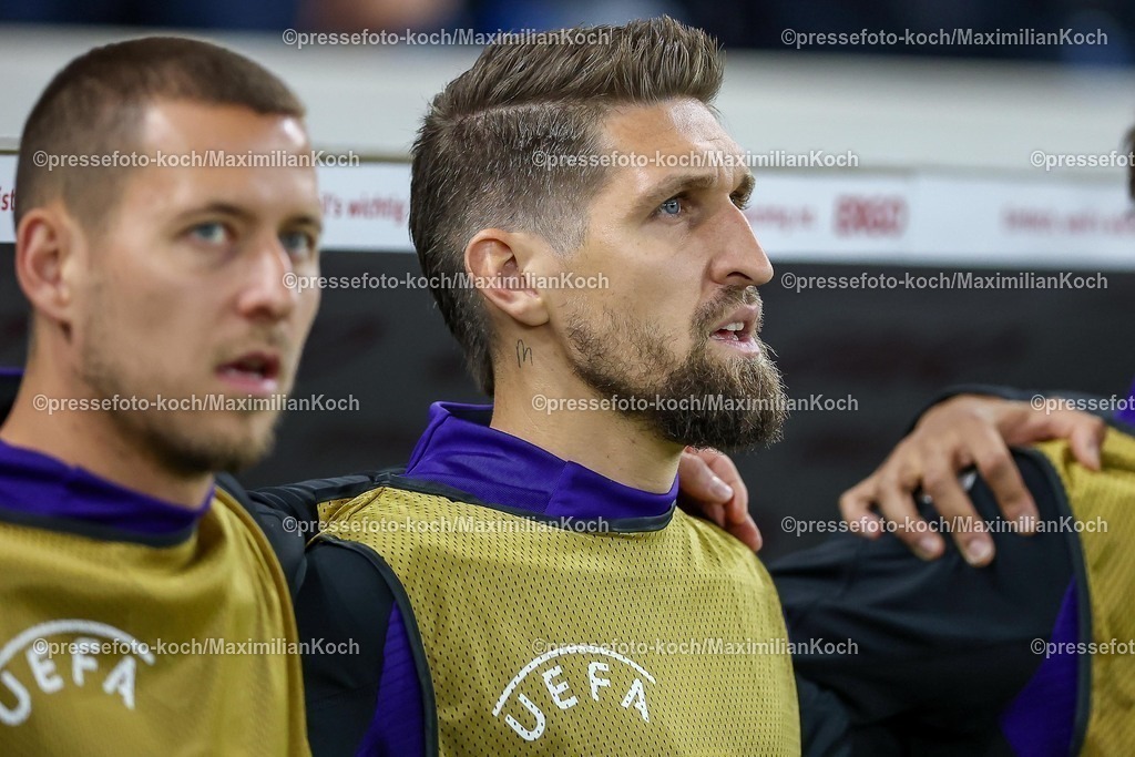 DFB10102502126 | 10.10.2025, Fußball, Länderspiel, Deutschland - Luxemburg, UEFA WM-Qualifikation, 2025/2026, Gruppe A, PreZero Arena in Sinsheim: Waldemar Anton (GER #02) neben Robert Andrich (GER #23) DFB regulations prohibit any use of photographs as image sequences and or quasi-video.