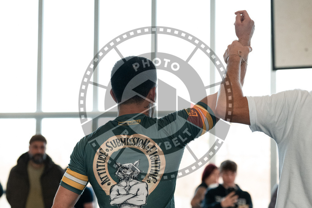 20251129PBB6913 | Fighters compete during the luta livre competition ILLCS XI winter edition on November 29, 2025 in Hannover, Germany.