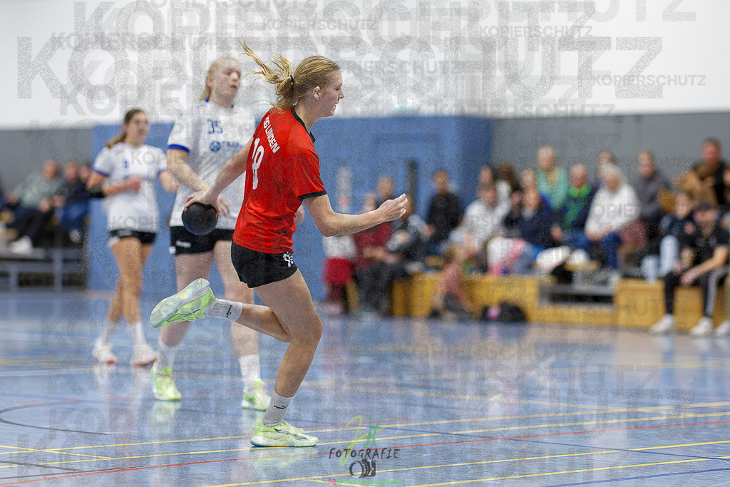 Frauen 2. Bezirksklasse; SG Rechtenbach - HSG Linden II | Frauen 2. Bezirksklasse; SG Rechtenbach - HSG Linden II am 16.11.2025 in Rechtenbach (Sporthalle Rechtenbach)Photo © 2025 - Jörg Heinrich - Realisiert mit Pictrs.com