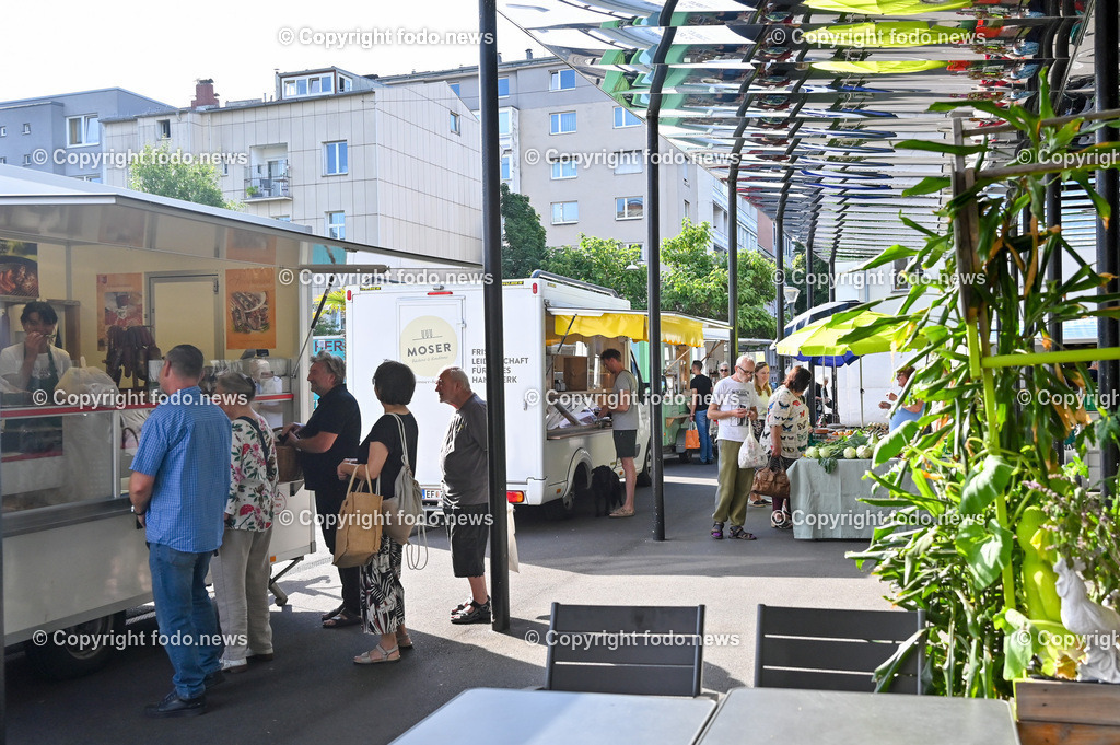 Markt Gruenmarkt Urfahr_ 08.07.2023-3 | 08.07.2023, Linz, AUT, Linzer Genussmaerkte, im Bild Markt Gruenmarkt Urfahr