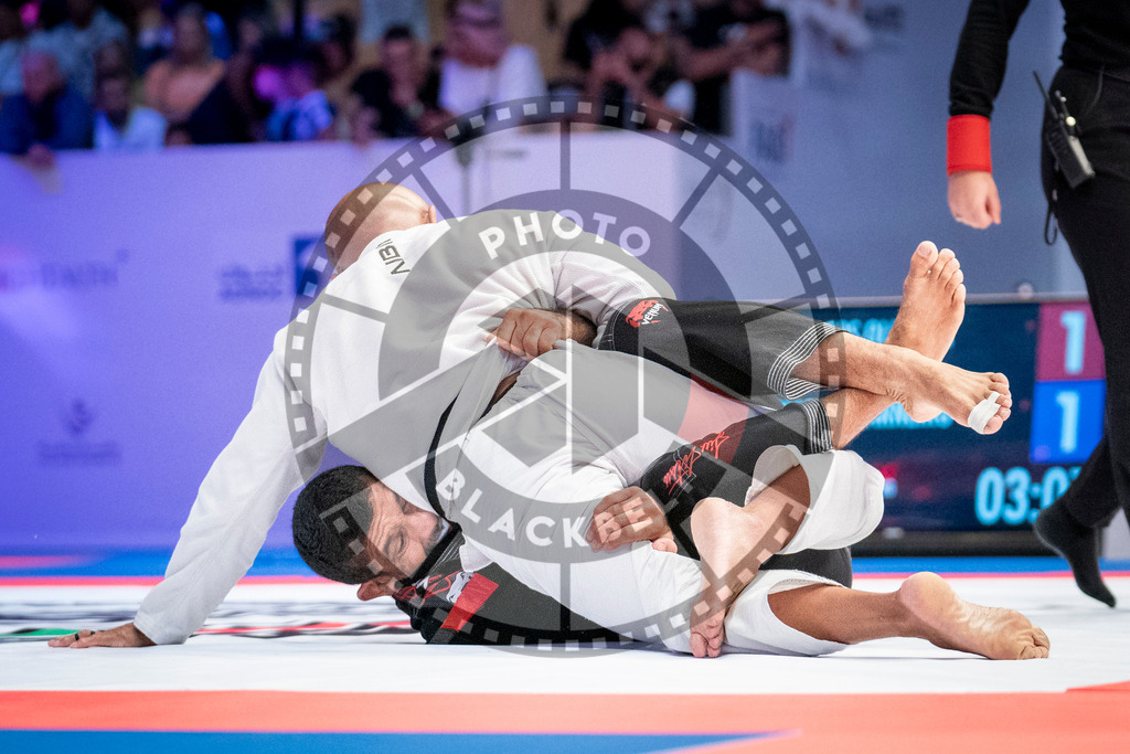 20231107PBB5982 | Fighters compete during the AJP World Master Championship in the Mubadala Arena in Abu Dhabi, Arab United Emirates, on November 7, 2023.
