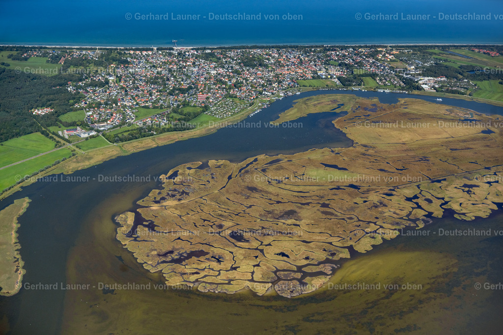 4061819 | Nationalpark Vorpommersche Boddenlandschaft, Zingst, Nationalpark Vorpommersche Boddenlandschaft,  08.09.2021 Wohnhaus- Bebauung auf der Halbinsel Zingst in Zingst im Bundesland Mecklenburg-Vorpommern, Deutschland. // Residential house development on the peninsula Zingst in Zingst in the state Mecklenburg - Western Pomerania, Germany. Foto: Gerhard Launer