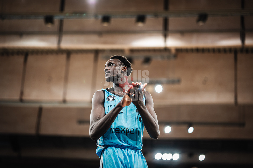 Basketball | Männer | Saison 2024/2025 | easyCredit Basketball Bundesliga | 14. Spieltag | Veolia Towers Hamburg vs. Basketball Löwen Braunschweig | 30.12.2024 | Kur Kuath (#23, Veolia Towers Hamburg)