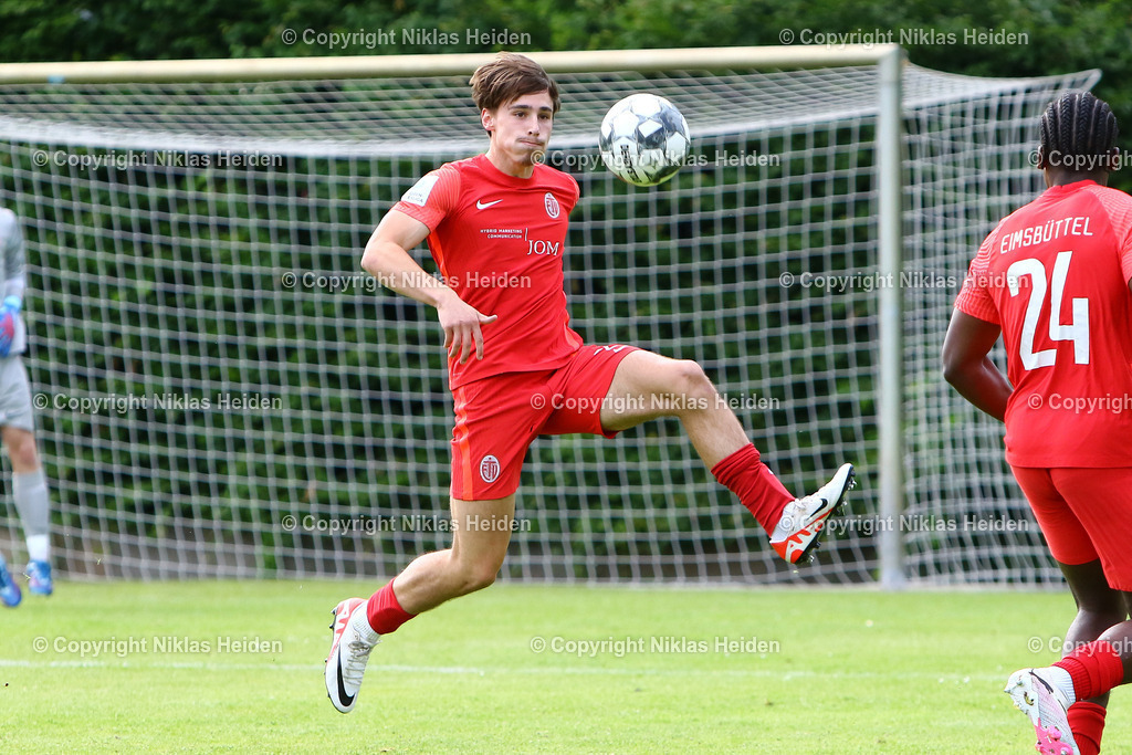 NH_EimsbüttelerTVU19_1FCMagdeburgU19_RegionalligaRelegation_12062024 | #21 Ole Klaus Tobias Wagner (Eimsbütteler TV U19)Fußball I Junioren I A-Junioren Relegation DFB-Nachwuchsliga I Saison 2023-2024 I Hinspiel I Eimsbütteler TV U19 - 1. FC Magdeburg U19 I 12.06.2024 I Sportpark Eimsbüttel