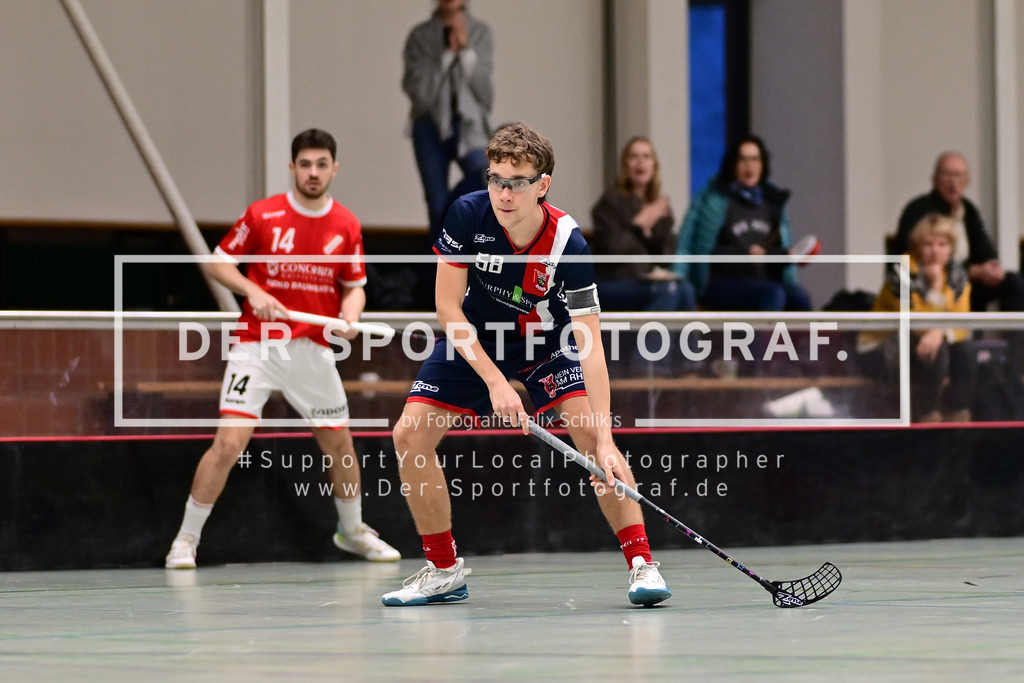 Floorball I Herren I Saison 2024-2025 I 2. FBL Herren Nord-West I 12. Spieltag I MTV Mittelnkirchen - SSF Dragons Bonn II I 036198 | Der Sportfotograf. - Realisiert mit Pictrs.com