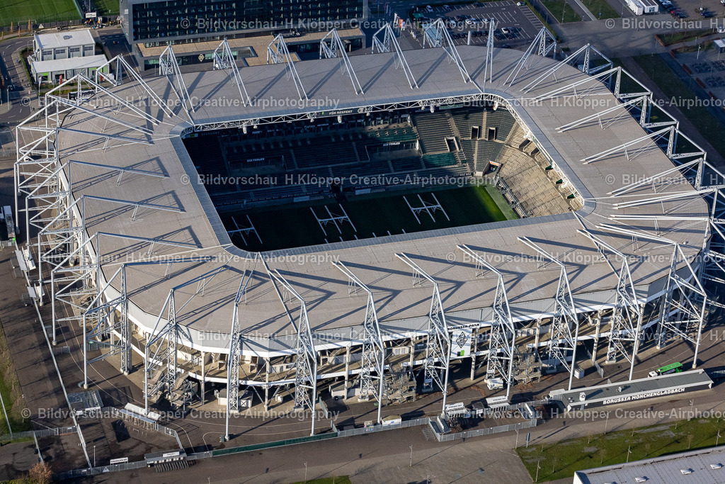 Borussia Mönchengladbach Stadion-0339 | Luftbildfotografie Hermann Klöpper - Realisiert mit Pictrs.com