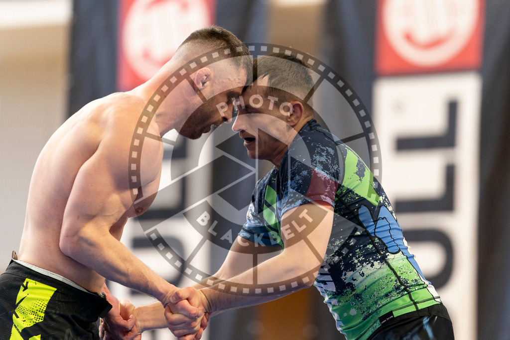 20240316PBB1275 | Athletes compete during the ADCC Eastern European Open grappling Competition in Poznan, Poland, on March 16, 2024.