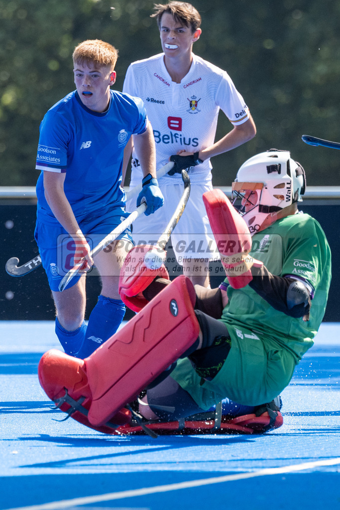 SFE_20230708_0052 | EuroHockey EM U18 Boys Belgium vs Scotland am 08.07.2023 in Krefeld (Gerd-Wellen-Hockeyanlage), Photo: Stephan Fehrmann 2023 (Sports-Gallery)