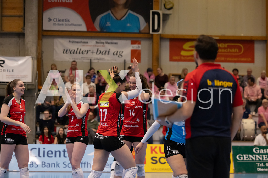 Volleyball I Frauen I Saison 2025-2026 I Volleyball NLA | Women I 1/2 Finals I  VC Kanti Schaffhausen - Sm'Aesch Pfeffingen I 22.03.2026 | 14 Josipa Marković (HR) (VC Kanti Schaffhausen) – Aussen - Realisiert mit Pictrs.com