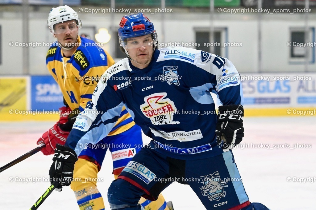 ESC Steindorf vs. EHC Althofen 13.1.2024 | #18 Isopp Maximilian, #91 Kravania Kristian