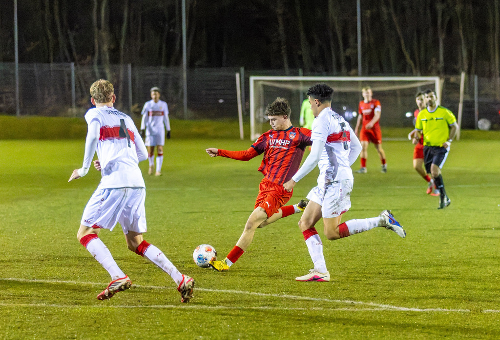 FCHVFB_260325_3-54 | 1.FC Heidenheim 1846 vs. VfB Stuttgart, Fußball, A-Junioren, Verbandspokal, 2025/2026, 25.03.2026 in Heidenheim, Rasenplatz, Walter-Birkhold-Jugendstadion(Foto: Michael Bulling) - Realisiert mit Pictrs.com